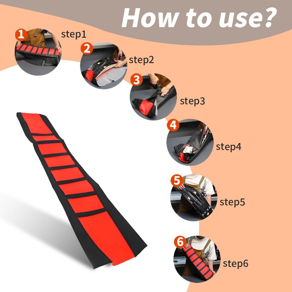 Universelle Motorrad-Sitzabdeckung E-Bike Gummi-Stoff Wasserdicht Für KTM Q20 Honda Yamaha Suzuki Kawasaki 50-500cc EXC SX YZF KXF