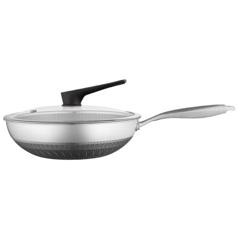 

Debo 316 Stainless Steel Honeycomb Non-Stick Wok