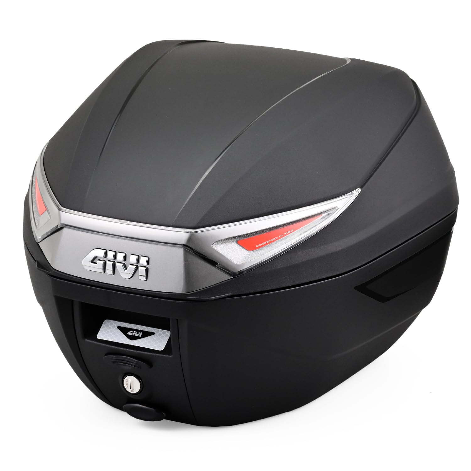 

GIVI Motorcycle Rear Box Monolock 30L C30NT with Silver Panels (61507)