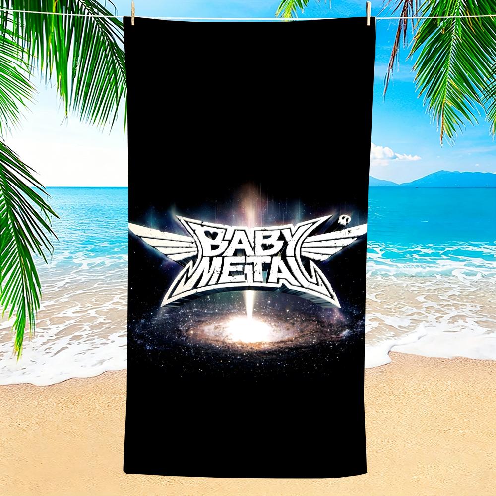 B-Babymetal Towel Microfiber Beach Towel, Quick-Dry, Sand-Free, Ultra-Fine Fiber, Super Soft. 60x35CMSYJ60