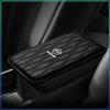 Car Armrest Mat Center Console Leather Protection Cushion For Nissan Nismo Qashqai X J10 J11 Trail Tiida Teana Skyline Juke X-trail Almera