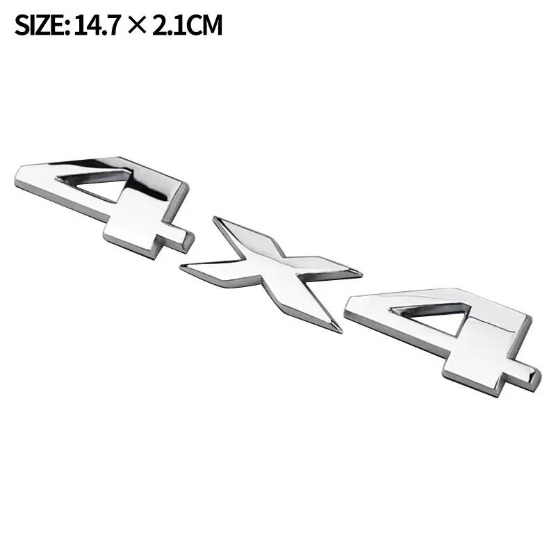 3D Metal Car Trunk Badge Stickers For 4X4 Limited Letters Emblem Logo