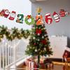 24 Christmas Cartoon Store Paper Bunting Flags for Festive Atmosphere