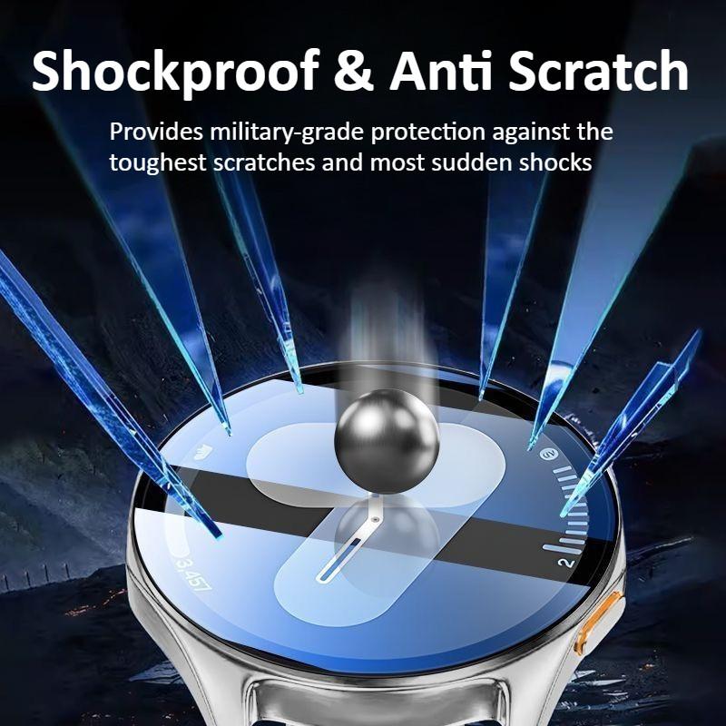 Für Samsung Galaxy Watch 8 7 6 5 4 8Ultra 7Ultra 8Classic 6Classic 2025 47MM 46MM 44MM 40MM Klar 9H Gehärtetes Glas Positionierung Displayschutzfolie