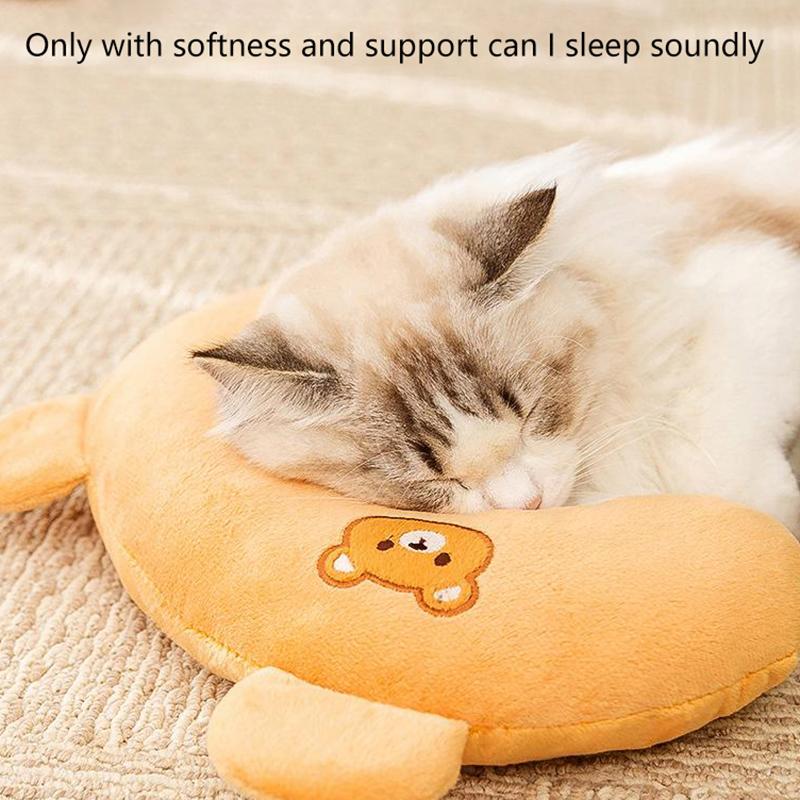 

Маленькая подушка для домашних животных, кошек, собак, U-образный дизайн, коврик для сна, успокаивающая игрушка, успокаивающая подушка, товары для домашних животных для облегчения боли в суставах