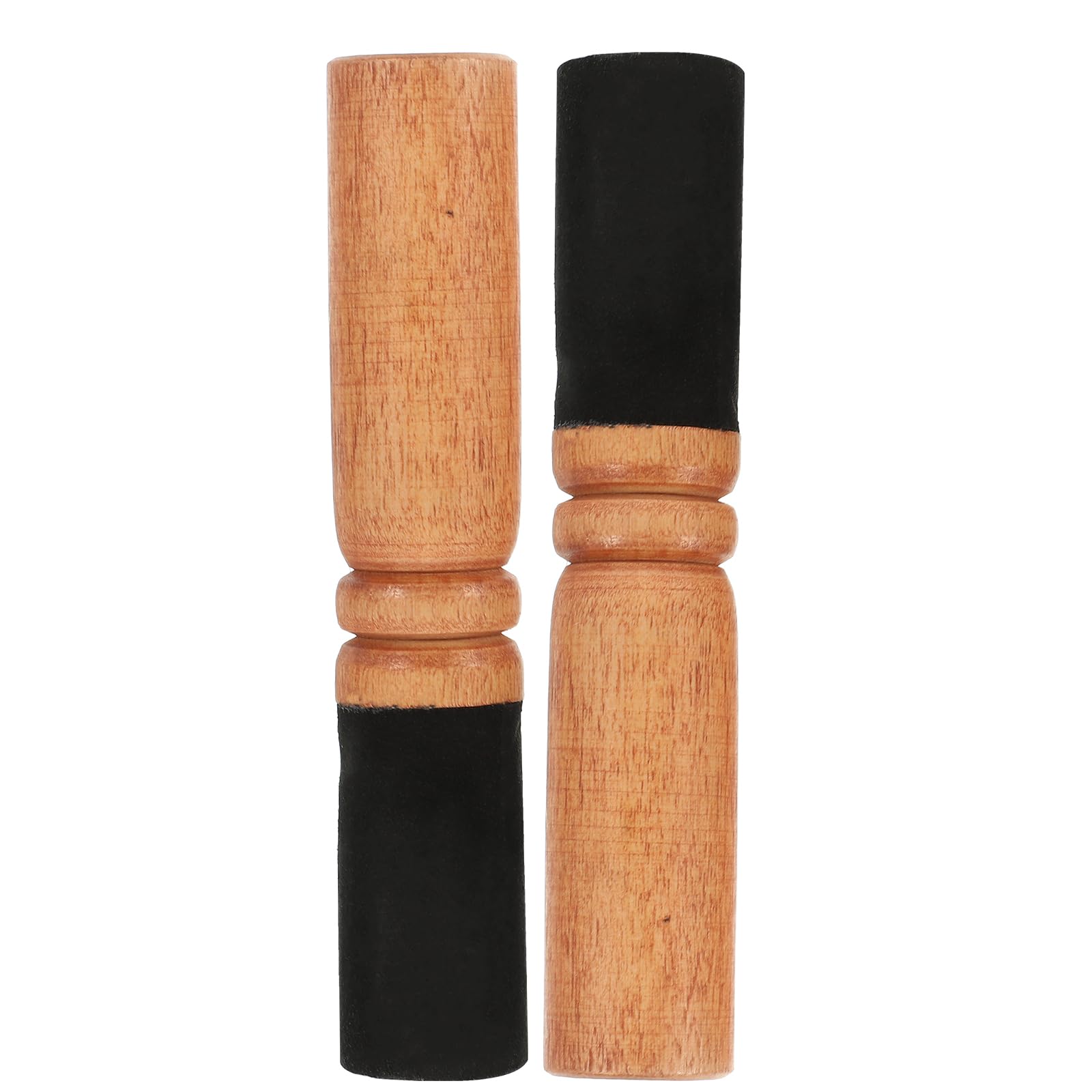 

EXCEART Палочки для поющих чаш, Деревянные с кожаной обмоткой, Мягкий тон, Очищающие обертоны, Случайный цвет, 2 штуки