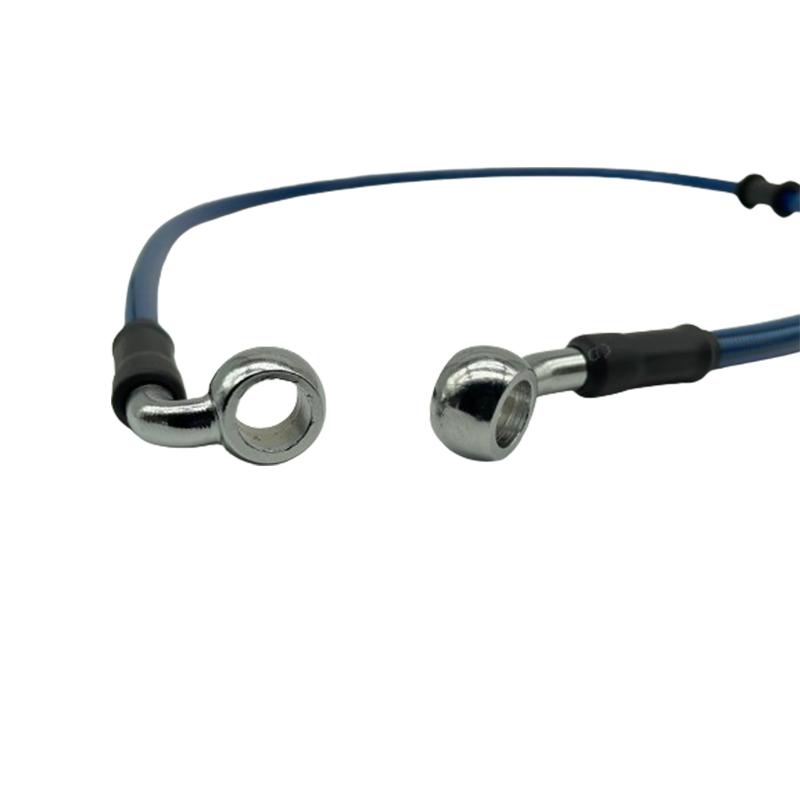 300mm-2200mm Motorcycle Hydraulic Brake Hose Line Cable 28°-90° Banjo For Suzuki Kawasaki Yamaha Honda Pipe Braided Oil Hose