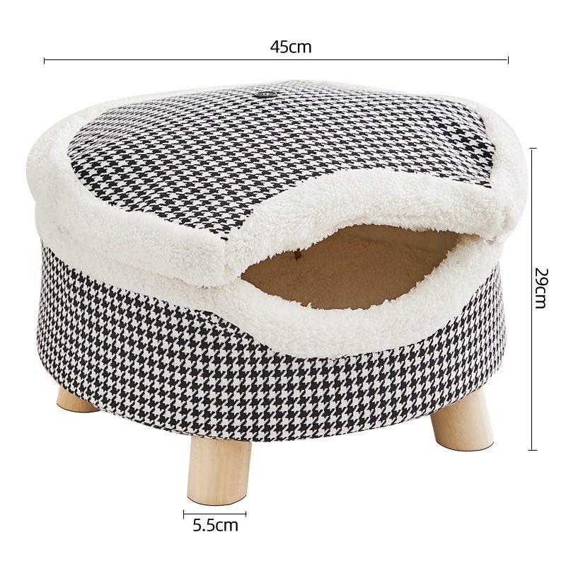 

Cat Beds Winter Warm Deep Sleep Rest Cat Dog House Package Whole Body Cat Nest Lock Temperature Small Dog Bed Pet Products