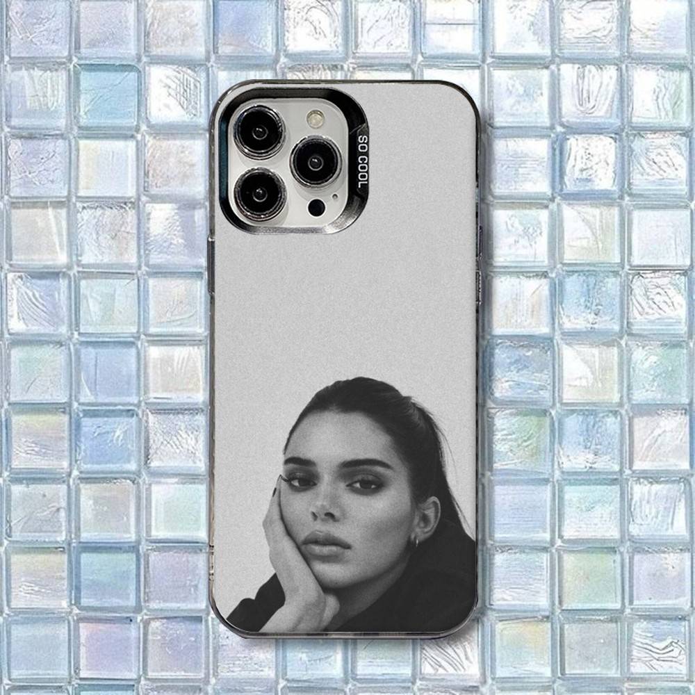 Fashion Kendall Jenner Phone Case For iPhone 16,15,14,13,12,11,8,7,Pro,Max,Plus,Mini,XS,SE Shockproof Matte Cover
