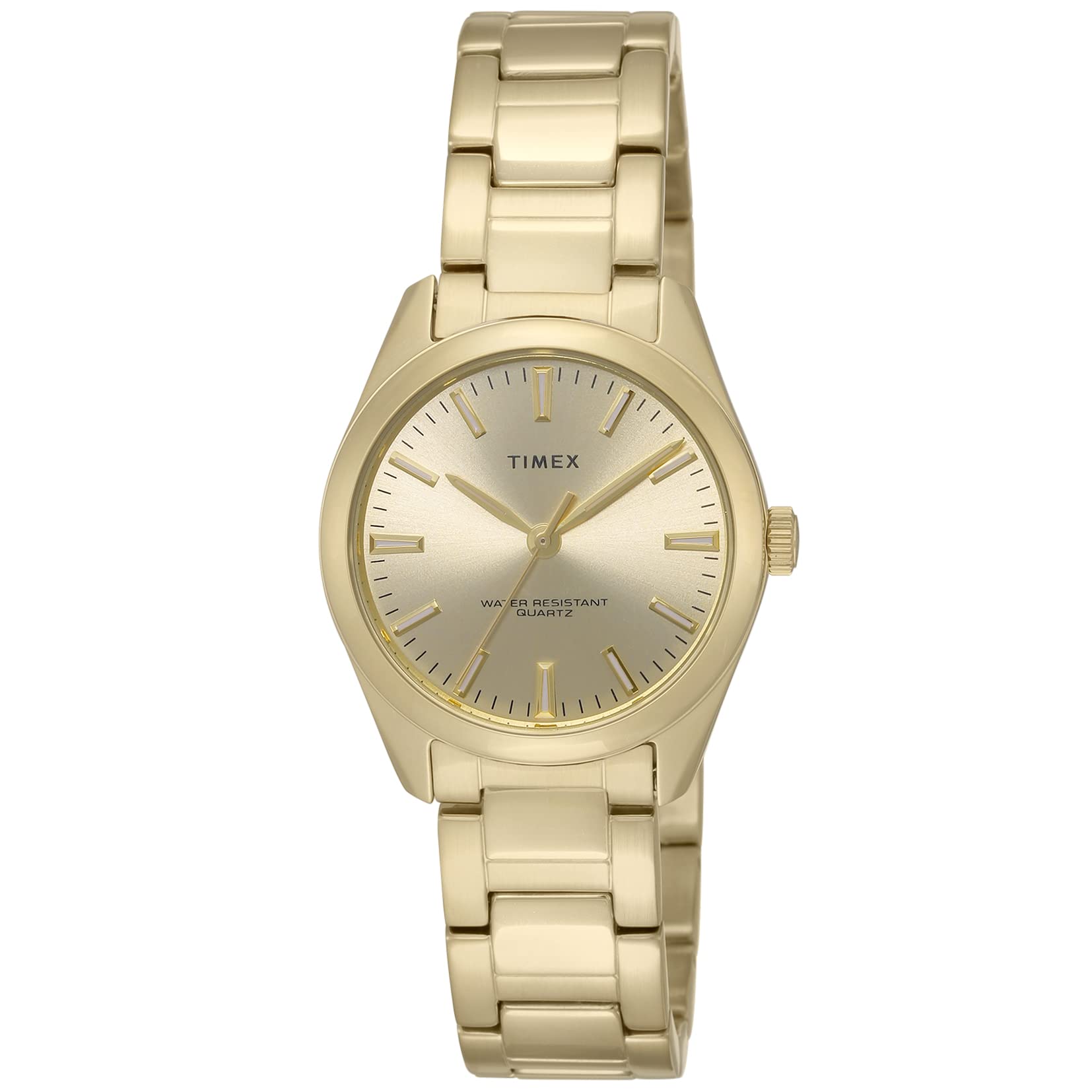 

Часы Timex Highview Gold Dial Brass Mineral Glass Quartz Japanese Movement 32MM America Watch TW2V26200 [TIMEX] Женские [Товар]