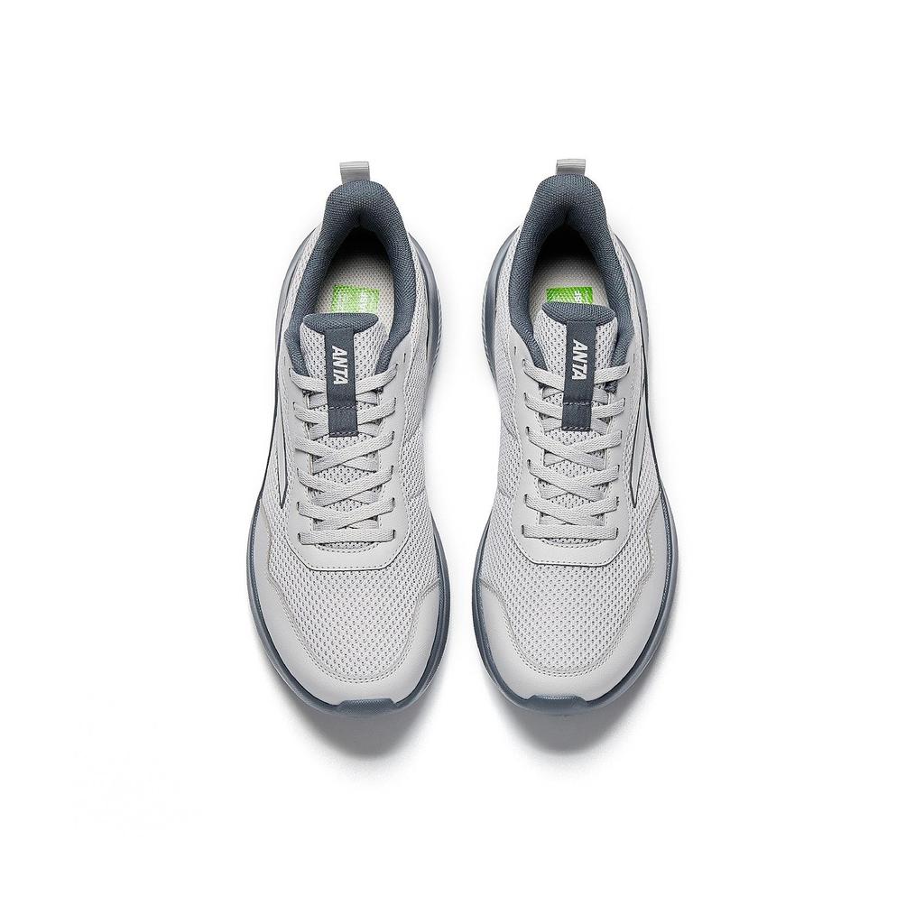 Anta Leichte Stoßdämpfende Laufschuhe Herren Sneaker Chip-Grau Kohle-Grau 912615541-2