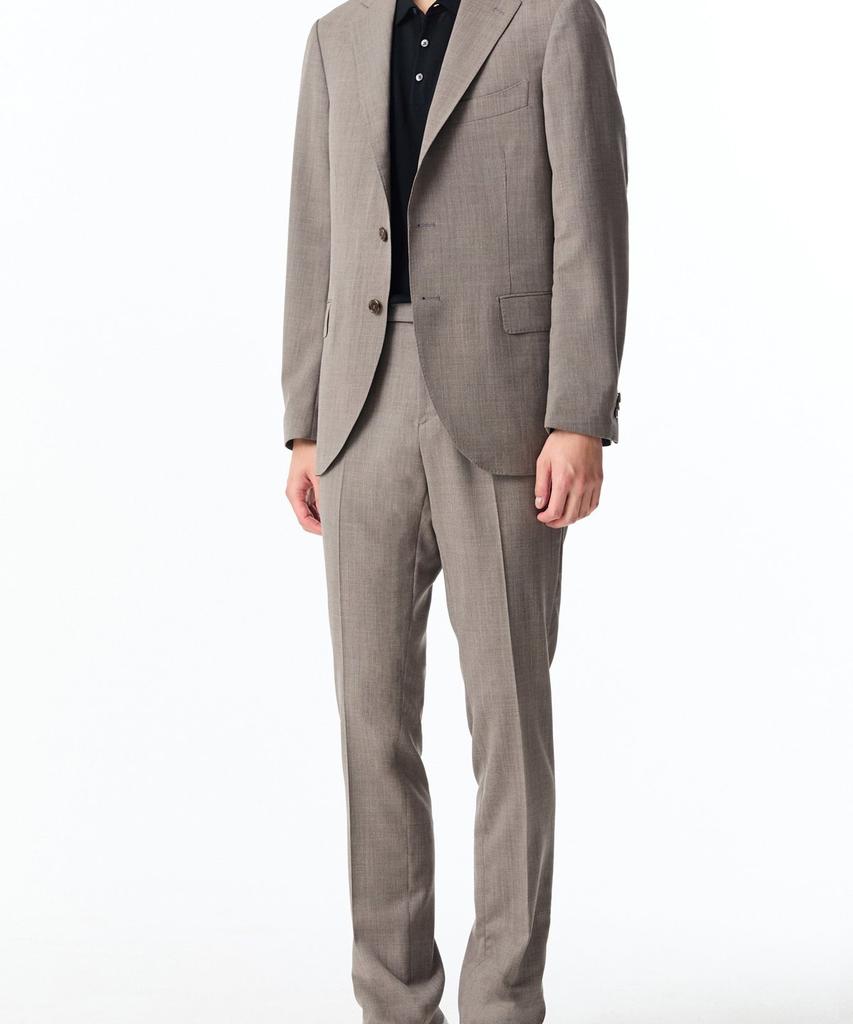 Man On The Boon [Loro Piana Fabric] Four Seasons Wool Single Jacket_Beige 4714151003