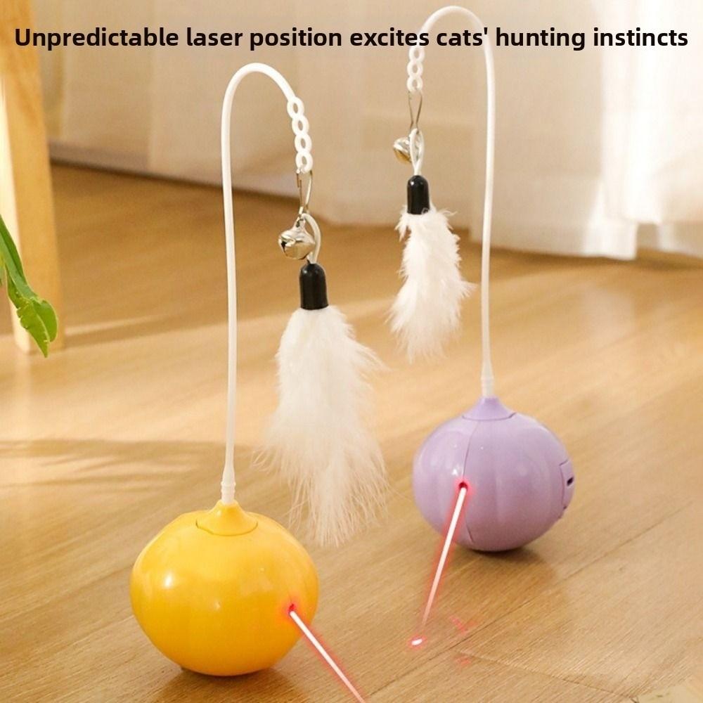 Creative Cat Tumbler Toy Onion Design Automatic Teasing Cat Toys  Pet Exercise