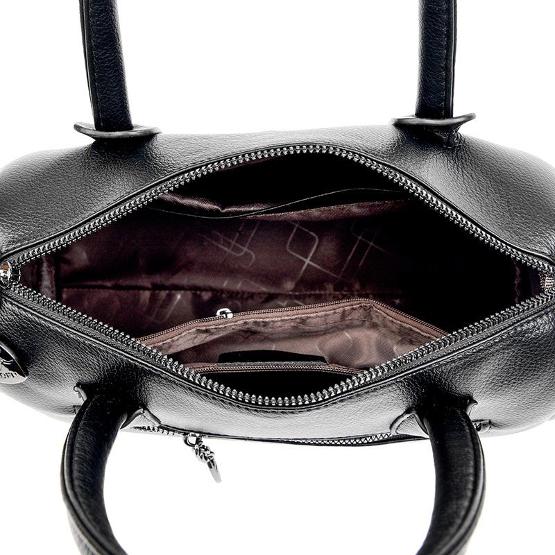 Stilvolle Boston Damentasche Große Kapazität Eine Schulter Tragbare Pendlertasche