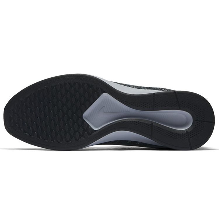 Nike Dualtone Racer Casual Fabric Shock Absorption Non-Slip Wear-Resistant Breathable Low-Top Running Shoes Women sneaker Black Silver AH0312-003