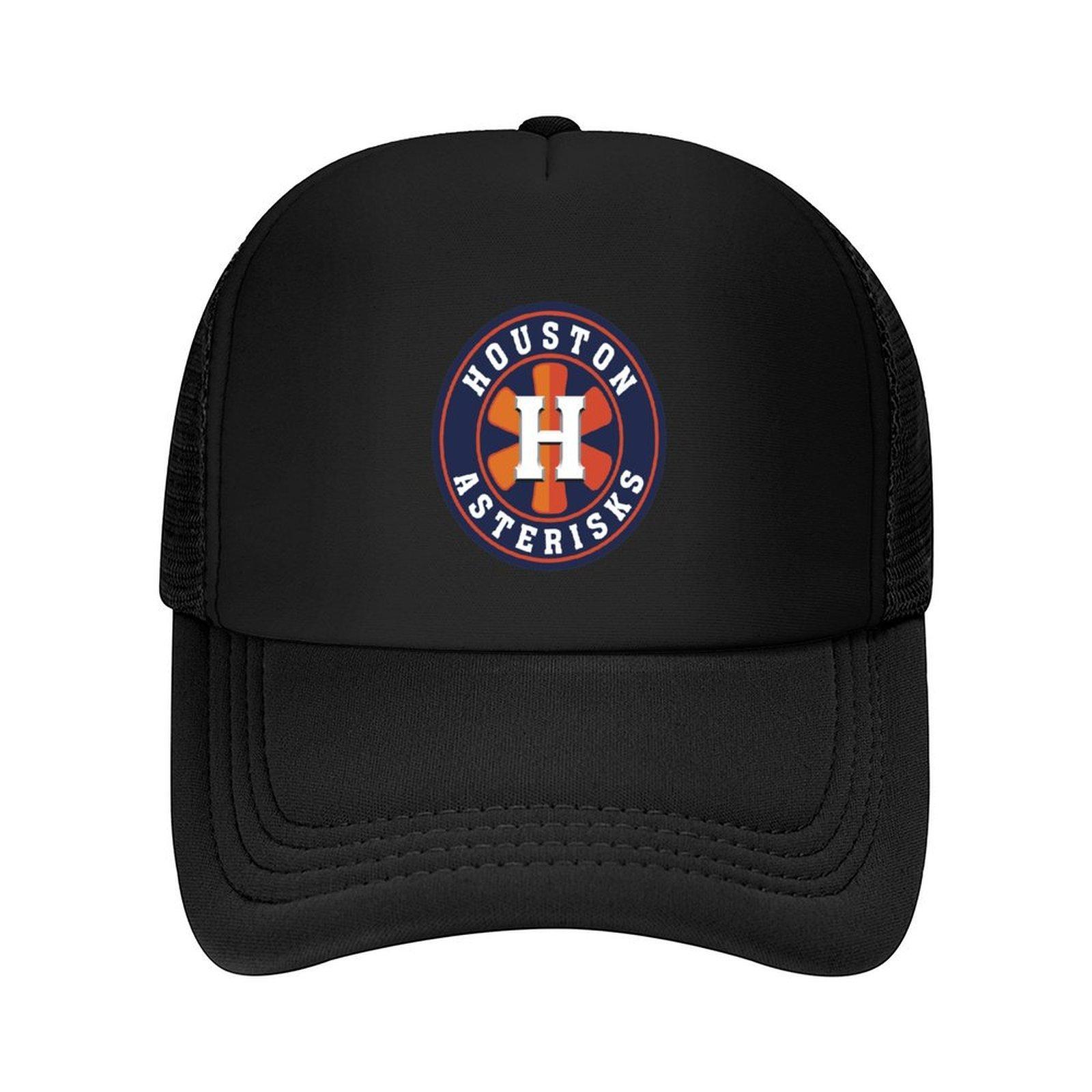 

Houston Asterisks Parody Baseball Logo Baseball Cap Trucker Hat Luxury Man Hat birthday Hip Hop Men Golf Wear Women s
