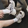 Suction film sole dad shoes women's 2025 spring and summer new thick sole heightening retro sports shoes women's casual versatile shoes children