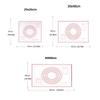 Silicone Kneading Mat Non-Stick Silicone Dough Pad Pizza Dough Cooking Baking Sheet Fondant Dough Rolling Pastry Pad Oven Liner
