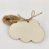 30 Pack 4 Inch Wood Cloud Cutouts Unfinished Wooden Cloud Hanging Ornaments DIY Cloud Craft Gift Tags for Home Party Decoration Craft Project