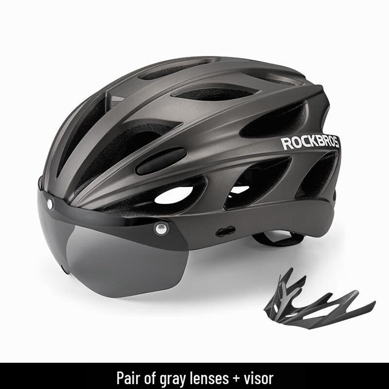 ROCKBROS Large Cycling Helmet with Goggles