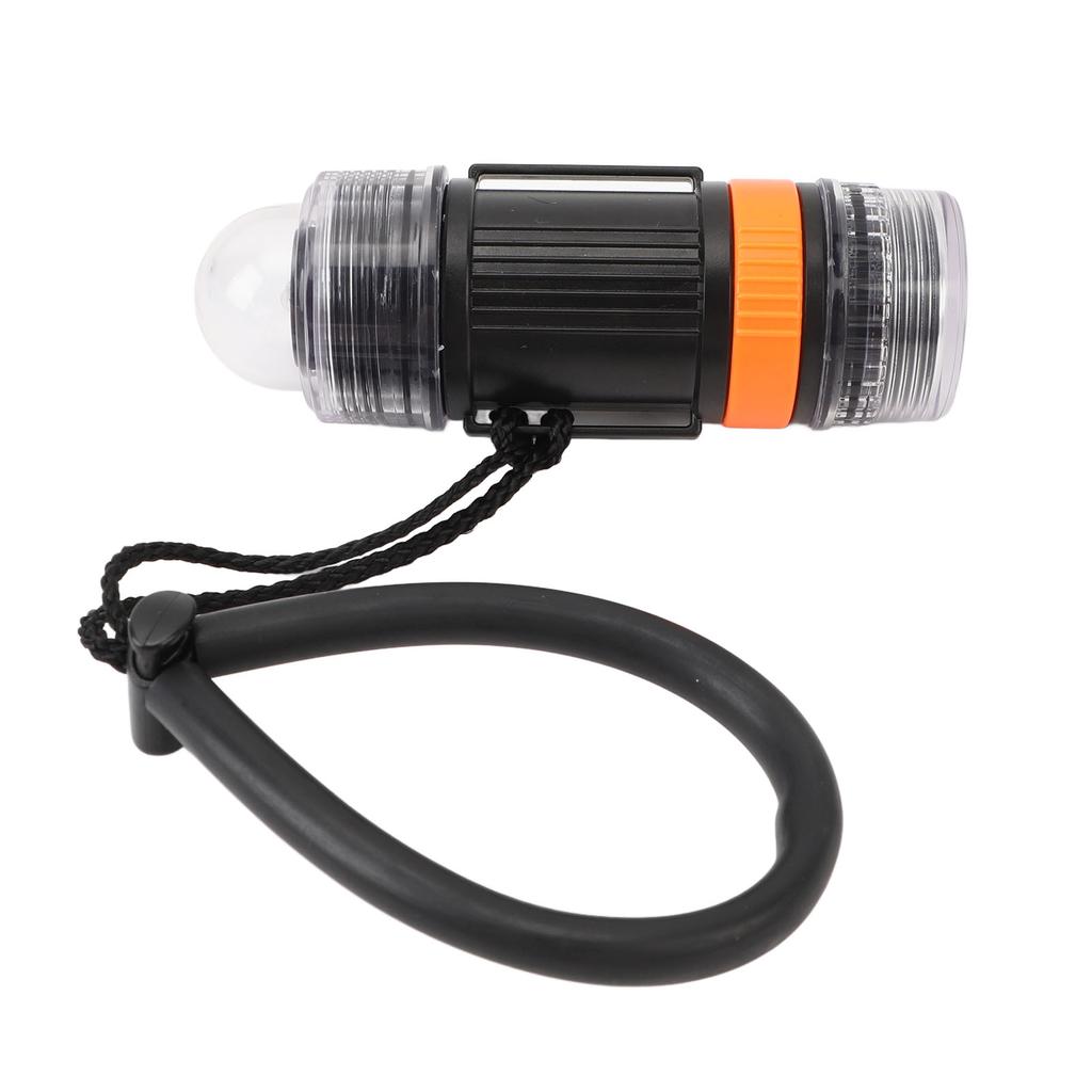 Dive Strobe Light Waterproof High Brightness LED Battery Powered Diving Signal Flashlight for Underwater Adventure