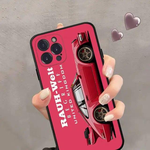 Animation Lovely Fashion Soft Phone For Iphone 6s Plus 14 XR 13 XS Max 6 Pro 11 7 Mini 8 X 12 Straight Silicone Soft TPU Silicon Case Cover