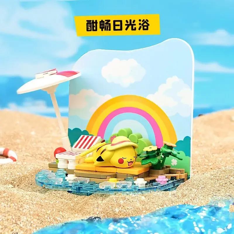 Building Blocks Pikachu Cartoon Bulbasaur Toy Children's Assembled Model Pet Elf Kid Children Gift Compatible With Lego