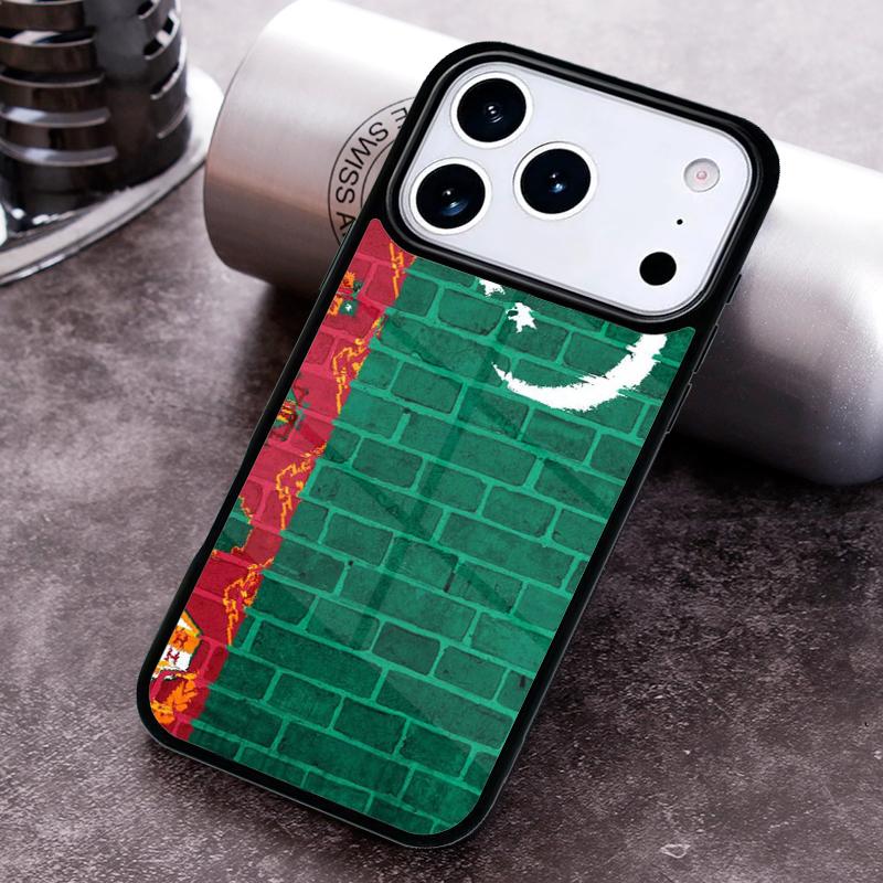 Turkmenistan Flag Soft Phone Case For iPhone 17,16e,15,14,13,12,11,Mini,Pro,MAX Soft Silicone Cover