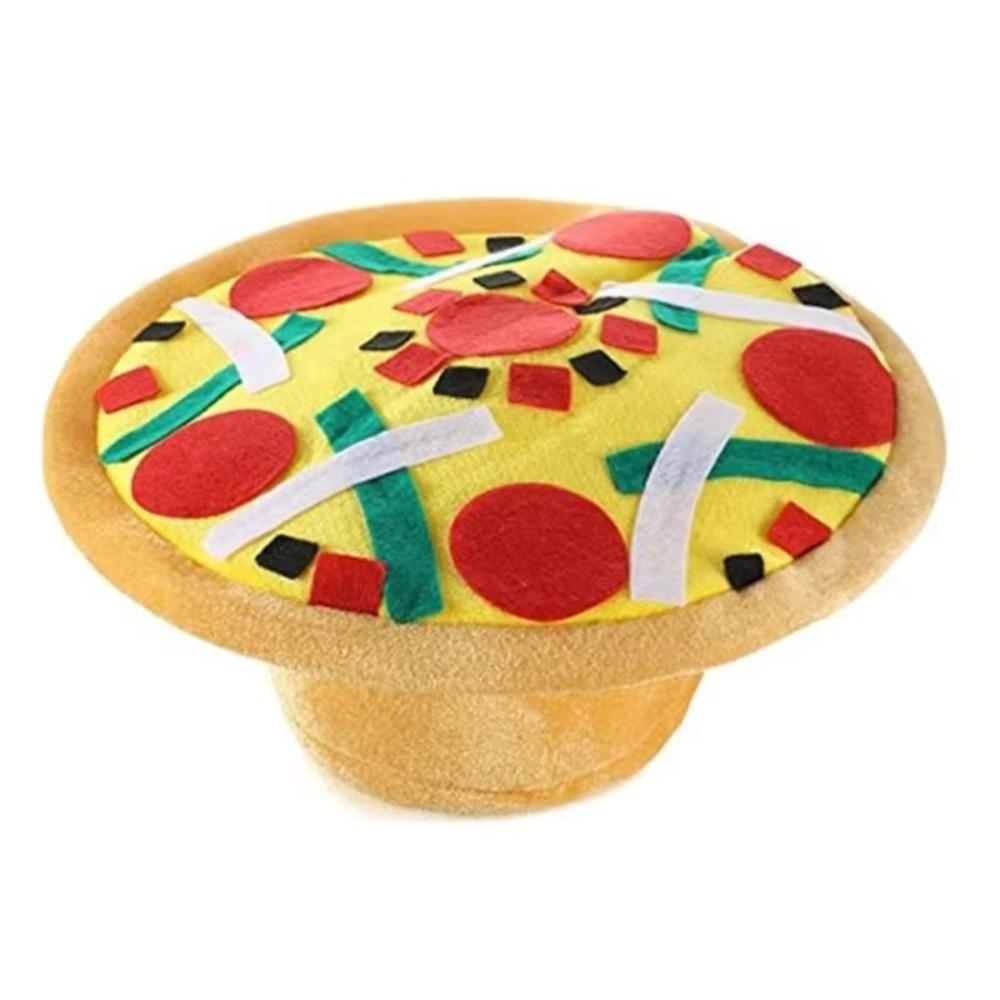 Párty klobouk Dárky Vtipné Novinkové klobouky Klobouky rychlého občerstvení Kostým Klobouk na pizzu Doplňky Vtipný klobouk na pizzu