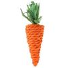 Rabbit Chew Toy Natural Grass Carrot Toy for Rabbits GuineaPigs 5Pcs