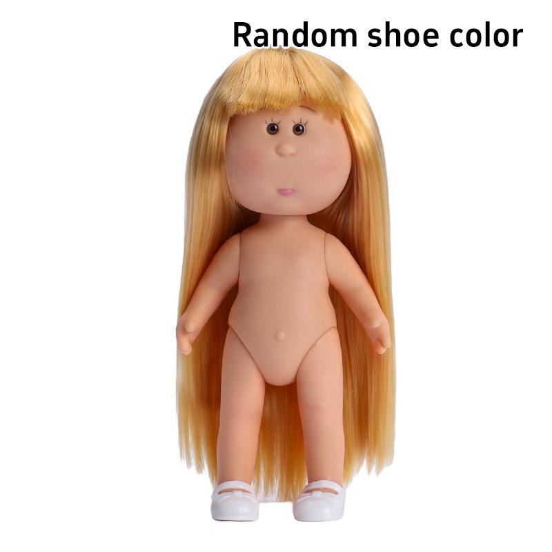 14cm Mini Potato Doll 5 Movable Joints Diy Vinyl Cute Dolls Toys Naked Baby Small Potato Doll Diy Dressing Doll Home Decoration