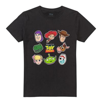 Toy Story Unisex Adult Character Faces T-Shirt