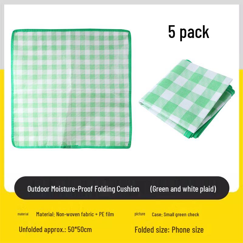 Portable Waterproof Folding Seat Cushion: Outdoor Camping & Picnic Mat for Festivals and Outings