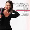2025 One Step Hair Dryer and Styler All-in-One Detangling and Straightener for Salon-Quality Smooth Straight Hair