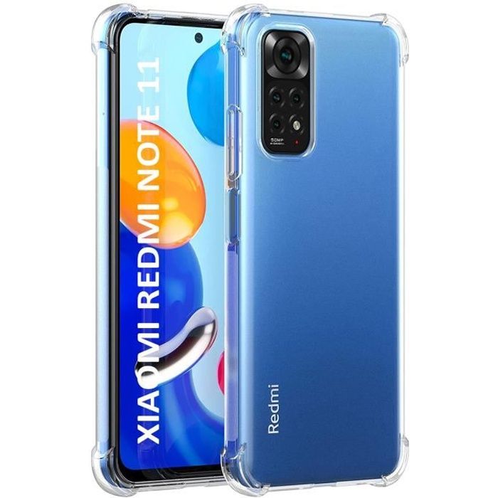 Coque - Phonillico® - Xiaomi Redmi Note 11/11S - Antichoc - Silicone Souple - Ultra Slim