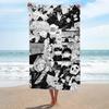 1pc Jujutsu Kaisen Manga Beach Towel Microfiber Quick Dry Anime Group Character Bath Towel For Pool Beach Travel Otaku Fans Gift