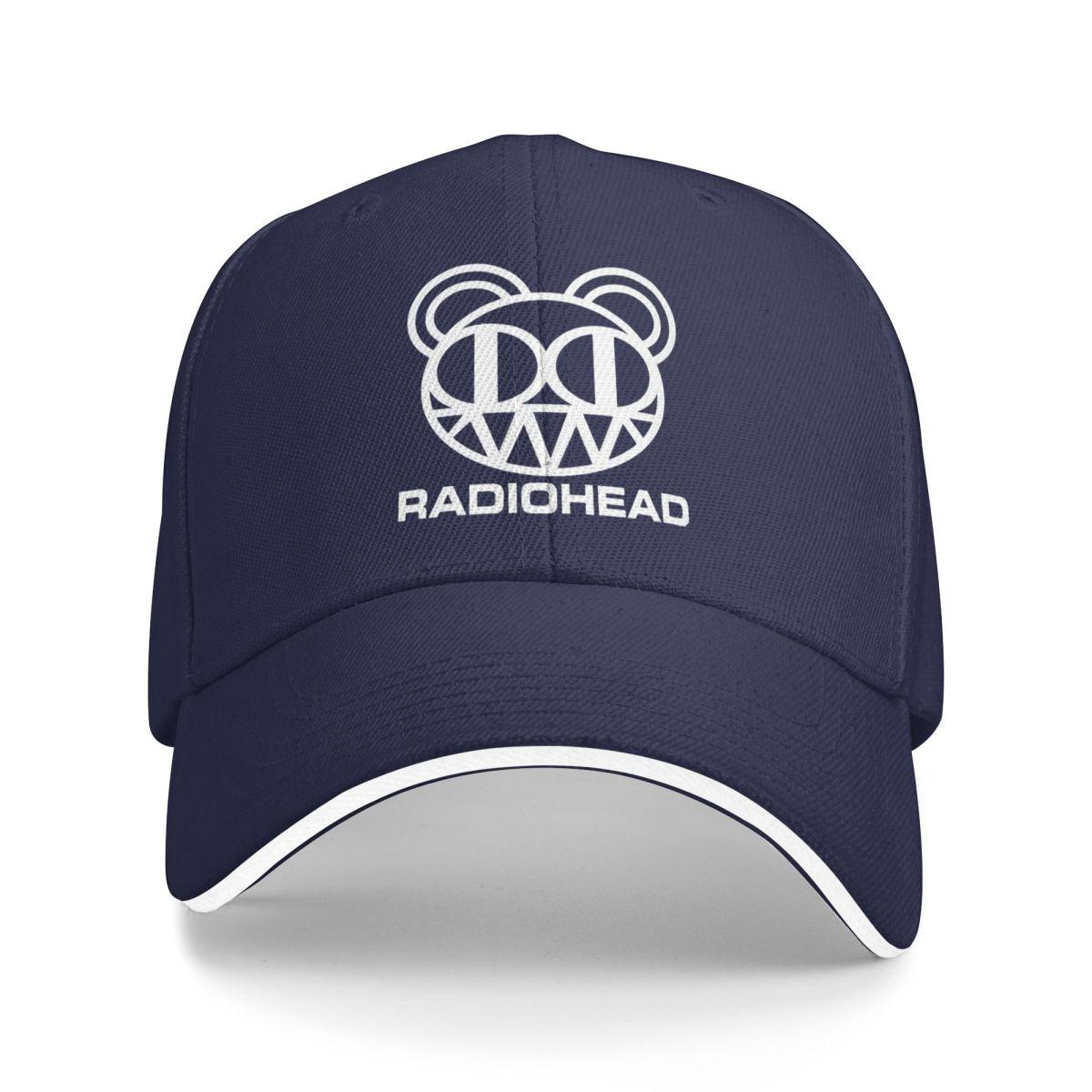 Unisex Baseball Hats Radiohead Vintage Hip Hop Band Outdoor Streetwear Summer Sports Baseball Caps Hip Hop Cap Casquette Hats One Size