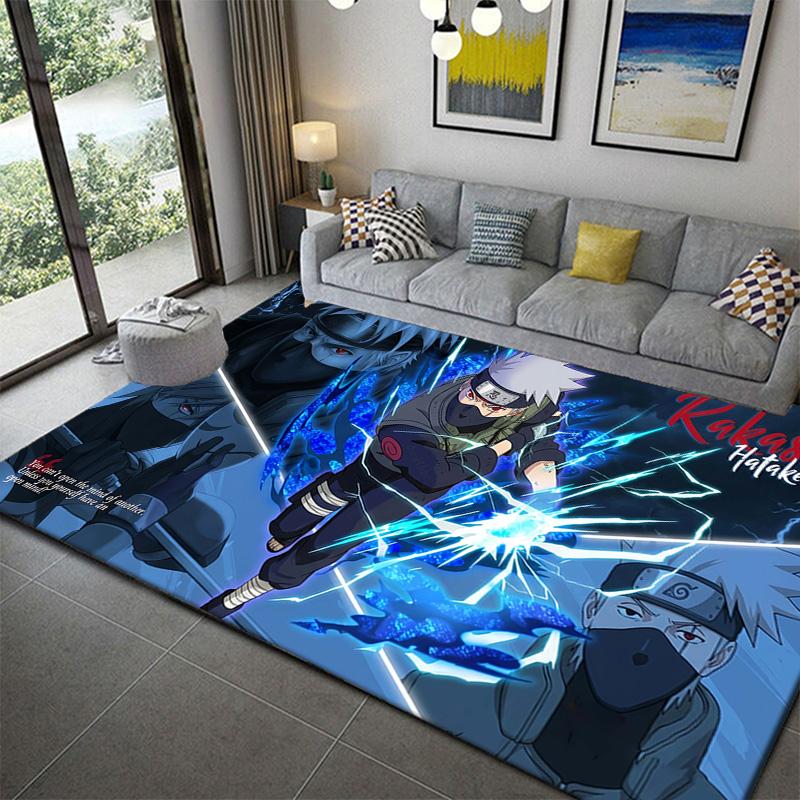 Naruto Indoor Carpet Rug for Living Room Bedroom Home Sofa Decoration,Kids Play Non-slip Floor Mat
