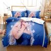Freya Norse Goddess Pleiades Seven Sisters Cosmic Galaxy Golden Raven HD Print Bedding Set Duvet Cover 2 Pillowcases Witchy Room
