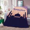 Islam Muslim R-Ramadan Kareen Blanket Soft and Skin Friendly For Couch Bed Napping Bedspread All Seasons Comforter