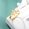Cazador Cat Dog Footprint Paw Star Rings for Women Stainless Steel Gold Color Animal Finger Ring Jewelry Christmas Gift 2026