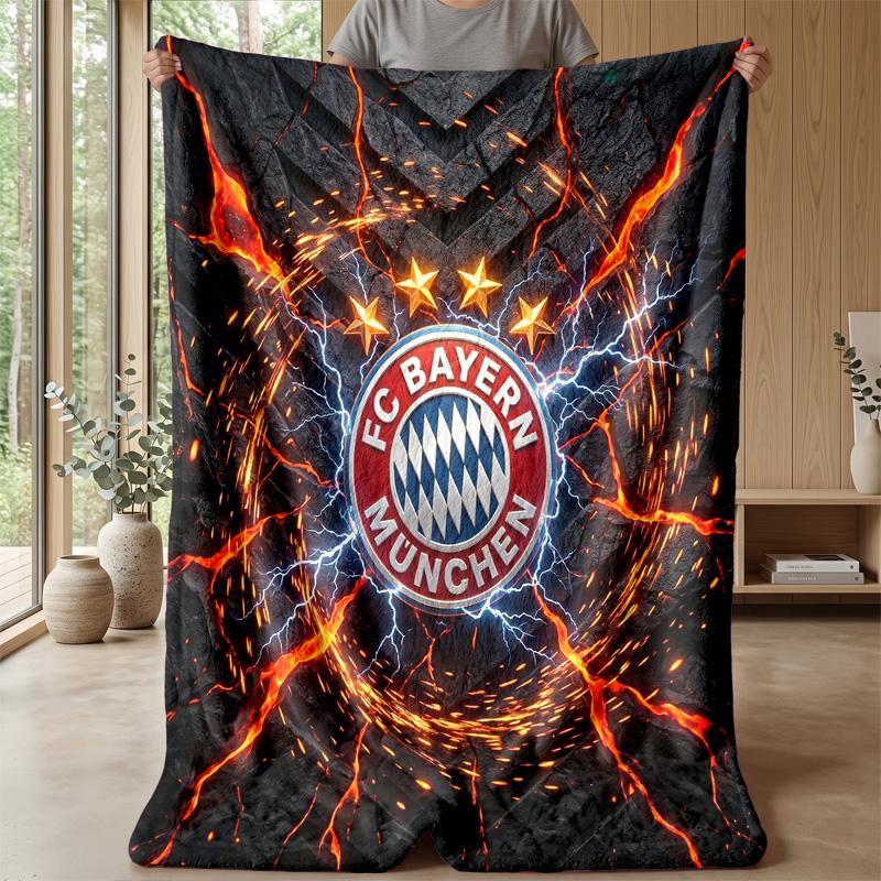Bayern Munich Theme blanket Soft Flannel Blanket Plush Throw Blanket Cozy Sofa Bed Blanket for Home Decor