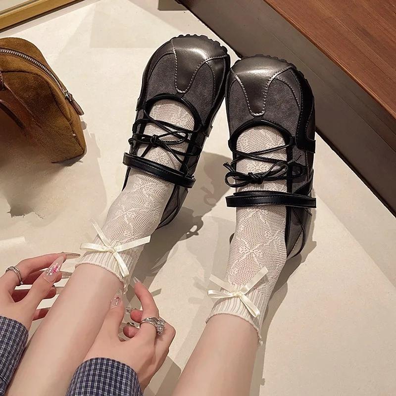 Fashion Sports Mary Jane Women's Shoes 2025 New Summer Breathable Flat Single Shoes
