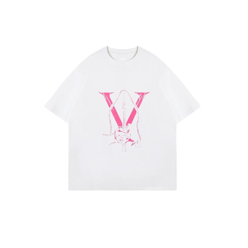 Oversized T Shirt Black Pink V Letter And Hand Graphic Print Casual Streetwear Fashion Top For Women