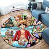 Alfombra Redonda de Área Alfombra de Alfombra de One Piece Para Sala de Estar Dormitorio Sofá Sala de Juegos Decoración Alfombrilla Antideslizante para el Suelo