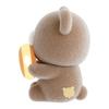 SAN-X Rilakkuma "Rilakkuma X Mister Donut" Petit Rilakkuma Mascot Chairoi Koguma (Angel Cream) AB34604 H30 X W30 X D20mm