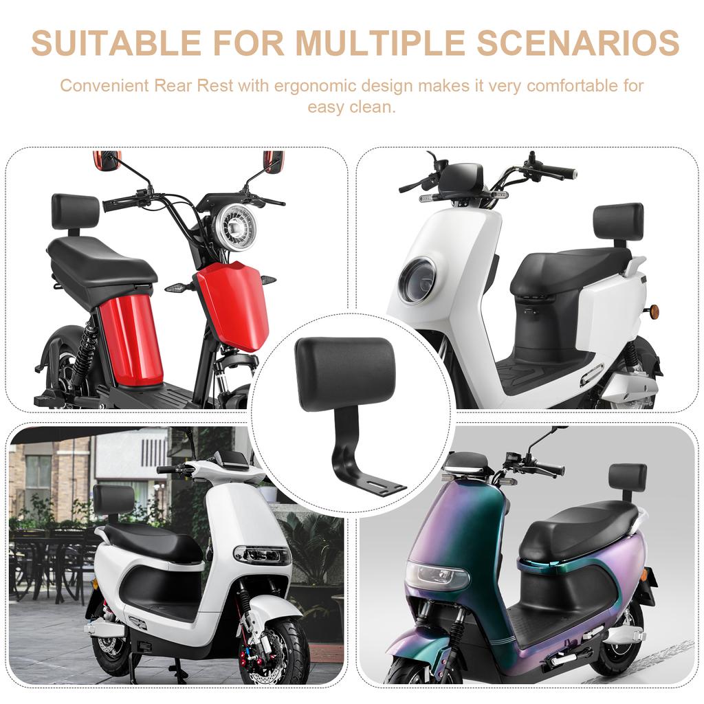Cushion Wagons Scooters Tricycles Bike Backrest Rest Rear Universal Safety Cycling Electric Seat Cushions Practical Replacement