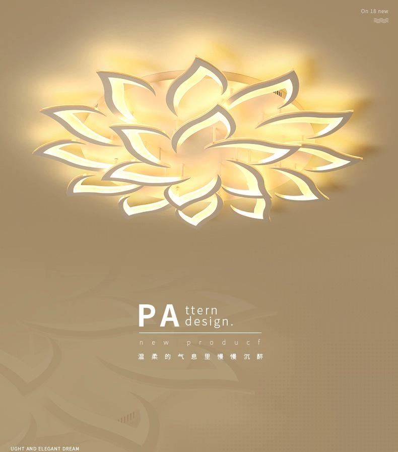 Modern Minimalist Dimmable LED Ceiling Light for Living Room, Bedroom, or Hall