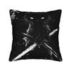 Ukiyo-E Art Japanese Cat Riding Pillow Case Print Pillow Cover For Living Room Sofa Kawaii Pillowcases