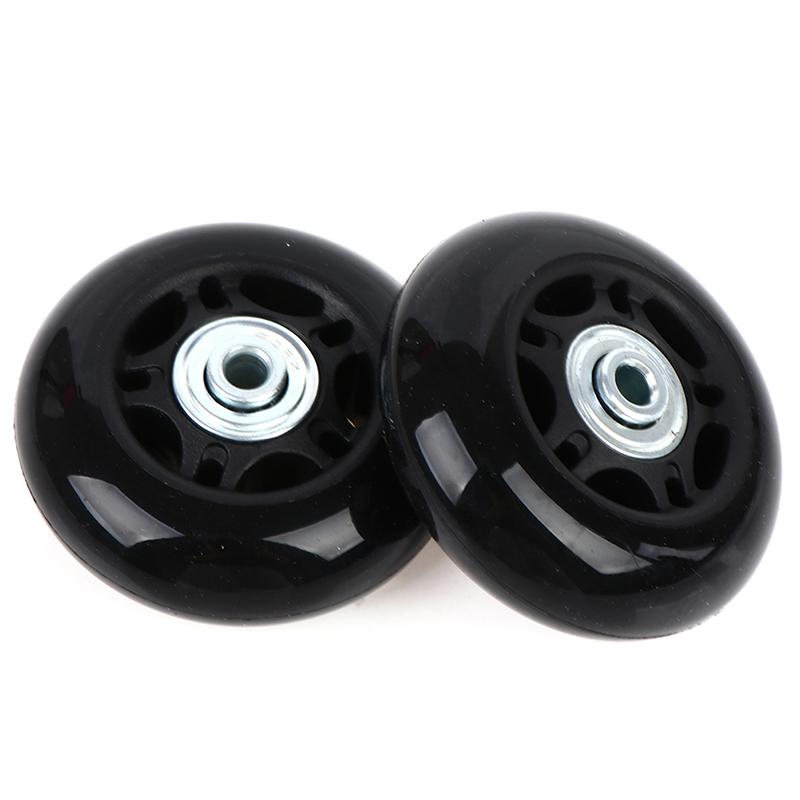2 Set Luggage Suitcase Replacement Wheels Axles And Wrench Repair Set 68Mm